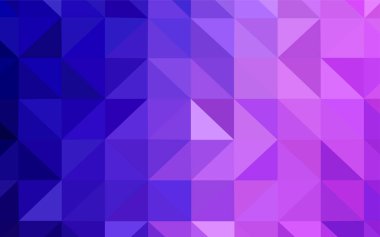 Mor ışık, vektör poligonal model pembe. Üçgen geometrik örnek gradyan ile. Cep telefonu arka plan için şablon.