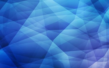 Hafif mavi vektör üçgen mozaik şablonu. Üçgen geometrik örnek gradyan ile. Tamamen yeni bir tasarım sizin broşürü.