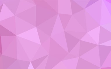 Işık mor, pembe vektör degrade üçgenler doku. Üçgenler ile modern soyut resim. Desen için bir marka kitabın zemin.