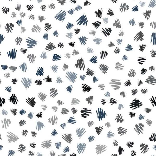 Patrón Inconsútil Vector Azul Oscuro Con Líneas Nítidas Ilustración Abstracta — Archivo Imágenes Vectoriales