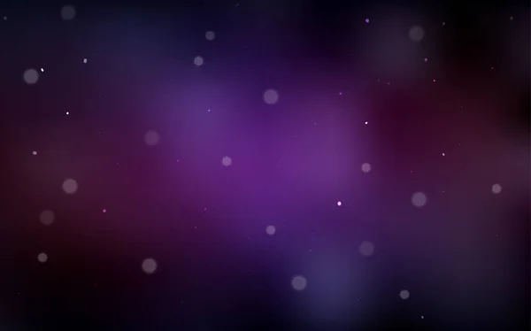 Donker Roze Geel Vector Achtergrond Met Bubbels Abstracte Illustratie Van — Stockvector