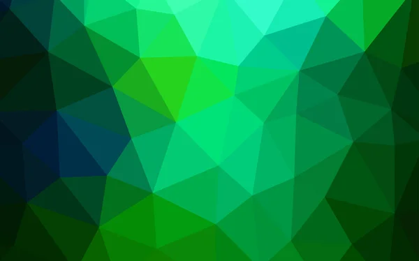 Světle Modrá Zelená Abstraktní Mnohoúhelníkový Vzor Vektor Creative Geometrické Obrázku — Stockový vektor