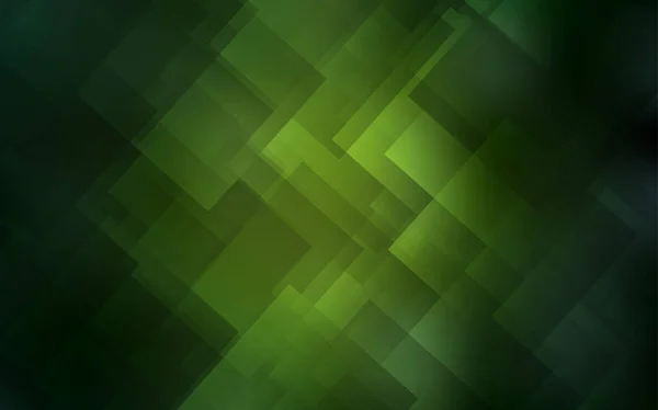 Donker Groene Vector Cover Met Stright Strepen Glanzende Gekleurde Afbeelding — Stockvector