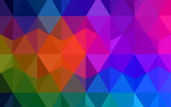 Lichtgele Vector Polygon Abstracte Layout Geometrische Illustratie Origami Stijl Met — Stockvector