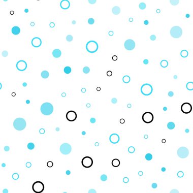 Hafif mavi vektör disklerle sorunsuz doku. Kabarcıkları ile soyut tarzda bulanık dekoratif tasarım. Tekstil, kumaş, duvar kağıtları için tasarım.