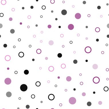 Hafif pembe vektör sorunsuz arka plan kabarcıkları ile. Soyut illüstrasyon renkli baloncuklar doğa tarzı ile. Desen tasarım kumaş, duvar kağıtları.