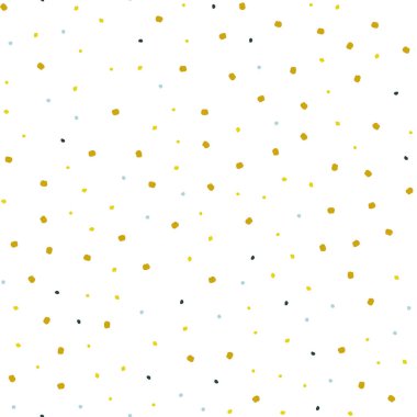 Açık mavi, sarı vektör disklerle sorunsuz doku. Soyut illüstrasyon renkli baloncuklar doğa tarzı ile. Desen tasarım kumaş, duvar kağıtları.