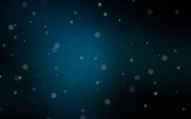 Koyu mavi vektör desen Noel kar taneleri ile. Kristalleri ile glitter soyut Illustration buz. Şablonun yeni yıl arka plan olarak kullanılabilir.