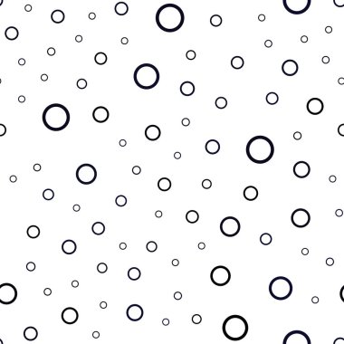 Koyu mavi kabarcıkları ile sorunsuz arka plan vektör. Modern Soyut illüstrasyon renkli su ile bırakır. Reklam, poster, afiş, Web sitenizin için yeni tasarım.