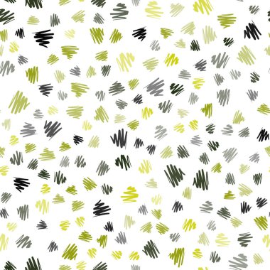 Açık yeşil, sarı vektör keskin hatları ile seamless modeli. Dekoratif illüstrasyon hatları ile soyut şablonunda parlayan. Güzel arka planlar için şablon.