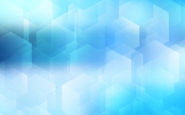 Hafif mavi vektör kapak altıgenler dizi. Soyut illüstrasyon renkli altıgenler ile. Desen-ebilmek var olmak kullanılmış için açılış sayfaları.