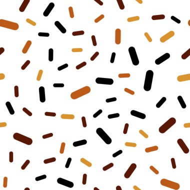 Koyu turuncu vektör tekrarlanan sopa ile sorunsuz şablonu. Glitter soyut illüstrasyon renkli sopa ile. Model ilanları, posterler, afişler.