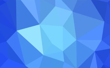 Hafif mavi vektör soyut mozaik zemin. Glitter soyut resim zarif bir üçgen ile. İş tasarımınız için yeni stil.