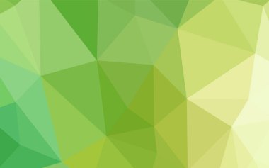 Işık yeşil vektör soyut mozaik zemin. Üçgen geometrik örnek gradyan ile. Marka kitap için yeni şablon.