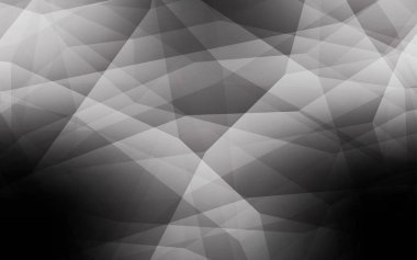 Işık gri vektör degrade üçgenler doku. Noktalı resim stili üçgenler ile yaratıcı çizimde. Cep telefonu arka plan için şablon.