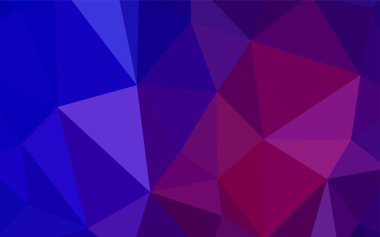 Açık BLUE vektörü soyut çokgen deseni. Üçgenli parlak renkli çizimler. Pankartın için tamamen yeni bir şablon.