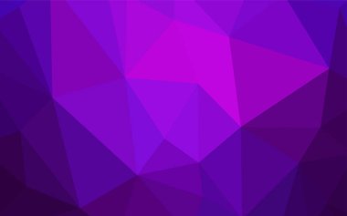 Hafif pembe vektör Çokgen arka plan. Gradyan ile zarif parlak poligonal illüstrasyon. Afiş için tamamen yeni şablon.