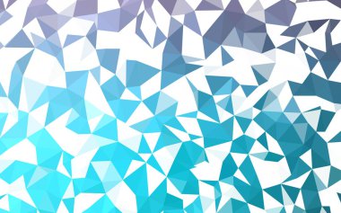 Pembe ışık, vektör soyut Mozaik Desen mavi. Tamamen yeni bir renk illüstrasyon poligonal bir tarzda. Tasarımınız için üçgen desen.