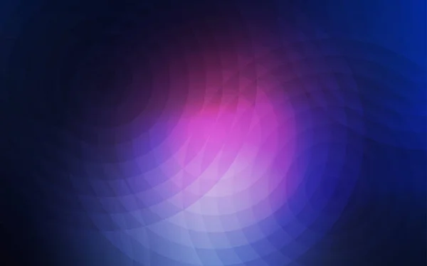 Темно Розовый Синий Векторный Узор Сферами Абстрактная Иллюстрация Цветными Пузырями — стоковый вектор