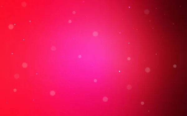 Светло Красный Векторный Фон Пузырями Иллюстрация Набором Ярких Красочных Абстрактных — стоковый вектор
