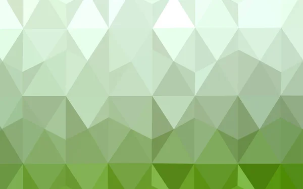 Světle Zelená Vektor Přechodu Trojúhelníky Texturu Moderní Abstraktní Ilustrace Trojúhelníky — Stockový vektor