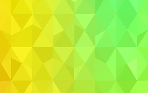 Светло Зеленый Красный Полигональный Фон Творческая Иллюстрация Полутоновом Стиле Треугольниками — стоковый вектор