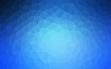 Hafif mavi vektör zemin Çokgen. Üçgenler ile modern soyut resim. Afiş için tamamen yeni şablon.