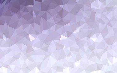 Hafif mor vektör degrade üçgenler doku. Gradyan ile zarif parlak poligonal illüstrasyon. İşiniz için en iyi üçgen tasarım.