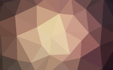 Koyu pembe vektör Çokgen soyut düzeni. Üçgenler ile renkli resimde parlayan. Desen için bir marka kitabın zemin.