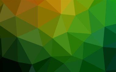 Koyu mavi vektör üçgen mozaik doku. Renkli resimde üçgenler ile soyut tarzda. Tamamen yeni bir tasarım sizin broşürü.