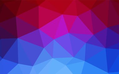 Üçgen kapak parlayan ışık mavi vektör. Gradyan ile Origami tarzında yaratıcı geometrik şekil. Web siteniz için yeni bir doku.