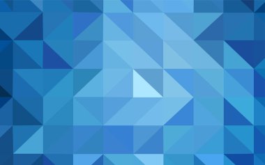 Hafif mavi vektör poligonal arka plan. Üçgenler ile renkli resimde parlayan. Senin arka plan için dokulu deseni.