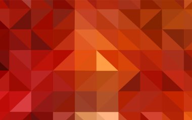 Işık kırmızı, sarı vektör düşük poli doku. Çokgen şekilleri ile bir örnek. Web siteniz için yeni bir doku.
