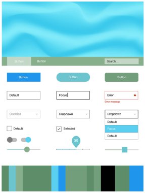 Açık mavi, yeşil vektör tel kafes kiti soyut daireler ile. Gradyan ile mermer tarzı kıvırcık illüstrasyon parlayan. Web siteleri için basit renkli tasarım.