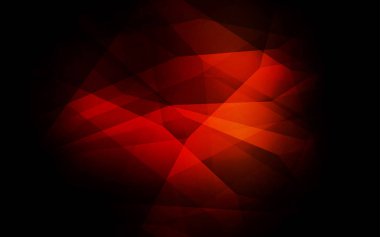 Koyu kırmızı vektör soyut poligonal şablonu. Gradyan ile zarif parlak poligonal illüstrasyon. Marka kitap için yeni şablon.