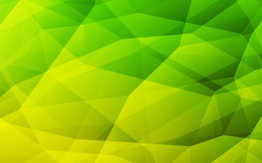 Işık yeşil vektör üçgen mozaik şablonu. Glitter soyut resim zarif bir üçgen ile. Web siteniz için yeni bir doku.