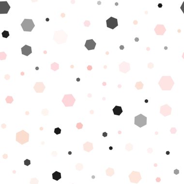 Işık turuncu vektör altıgenler kümesiyle sorunsuz kapak. Glitter altıgen stil soyut çizimde. Marka kitap için yeni şablon.