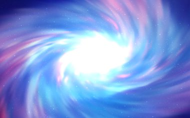 Açık pembe, Samanyolu yıldızlı mavi vektör dokusu. Büyük Ayı yıldızlı modern soyut illüstrasyon. Astroloji web siteleri için desen.