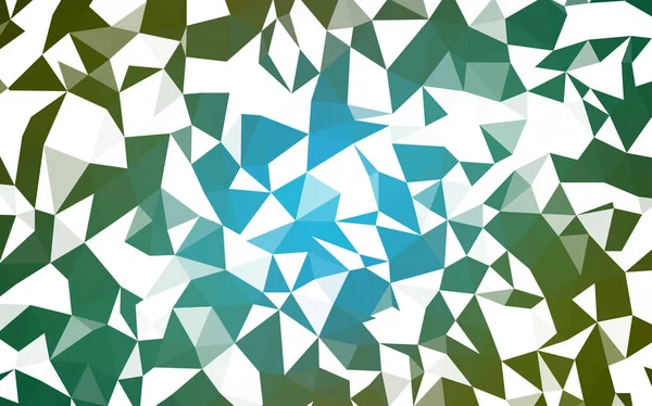 Синий Зеленый Вектор Многоугольный Искушение Многоугольная Абстрактная Иллюстрация Градиентом Треугольный — стоковый вектор