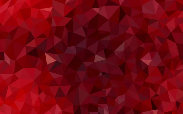Шаблон Темно Красных Векторных Треугольников Многоугольная Абстрактная Иллюстрация Градиентом Совершенно — стоковый вектор