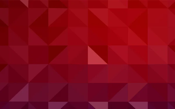 Fondo Mosaico Abstracto Vector Rojo Oscuro Ilustración Colorida Estilo Abstracto — Vector de stock