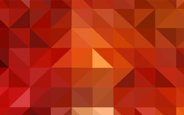 Light Red Yellow Vector Low Poly Texture Образец Многоугольной Формы — стоковый вектор