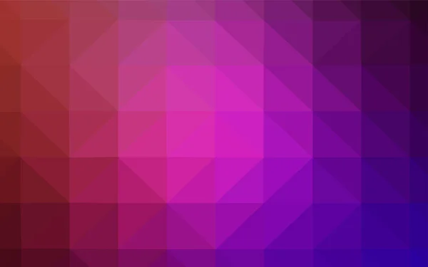 浅粉色 蓝色矢量三角形马赛克模板 明亮的彩色插图与三角形 网站的多边形设计 — 图库矢量图片