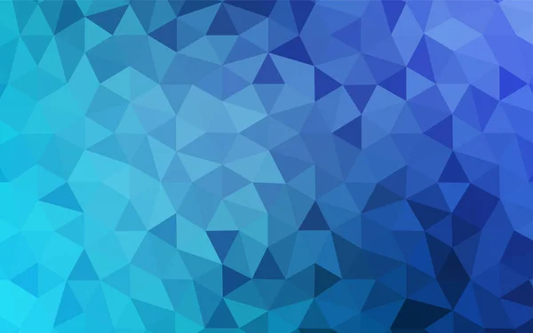 Patrón Poligonal Vectorial Azul Claro Ilustración Abstracta Poligonal Con Gradiente — Vector de stock