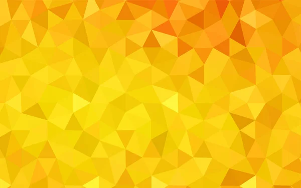 ライト オレンジ ベクトル多角形テンプレート 多角形のスタイルで完全に新しいカラー イラスト あなたの背景のテクスチャ パターン — ストックベクタ