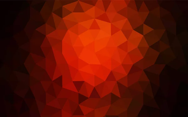 Dark Red Vector Brillante Cubierta Triangular Muestra Geométrica Triangular Con — Vector de stock