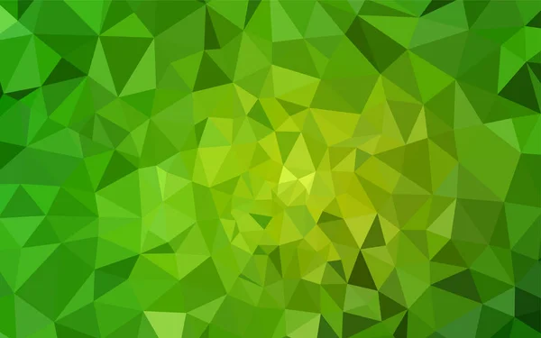 Světle Zelená Vektorové Pozadí Abstraktní Mnohoúhelník Vzorek Polygonální Tvary Zbrusu — Stockový vektor