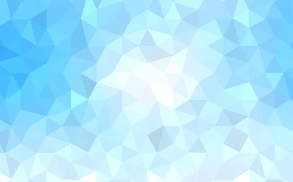 Luz Azul Vector Brillante Diseño Triangular Ilustración Abstracta Brillante Con — Vector de stock