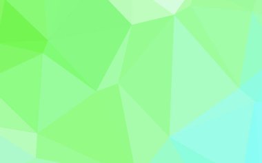 Işık yeşil vektör soyut poligonal model. Gradyan ile modern geometrik soyut resim. İşiniz için yeni tasarım.