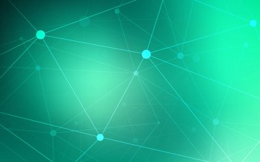 Işık yeşil vektör doku disklerle, satırları. Bağlantı noktaları ve çizgileri renkli arka plan üzerinde tasarım yapın. Marka kitap tamamen yeni şablon.